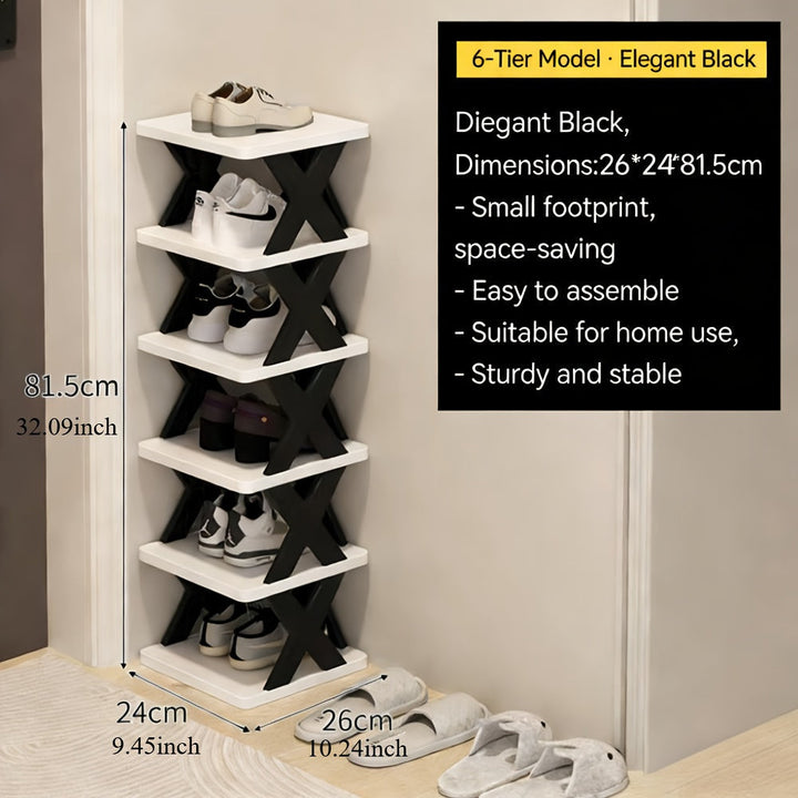 Narrow Shoe Rack Tower | Kalsten