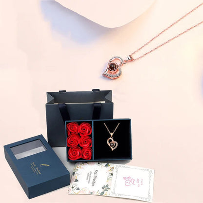 BowLift | 100 Languages "I Love You" Necklace