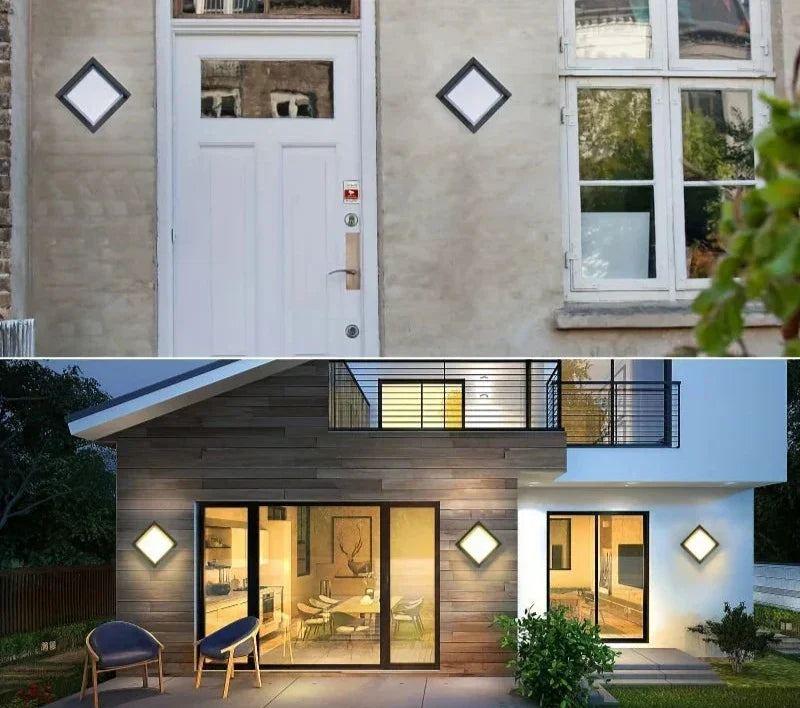 Durable LED wall light for outdoor use - Weatherproof and energy-saving outdoor lighting, ideal for garden and terrace | Kalsten
