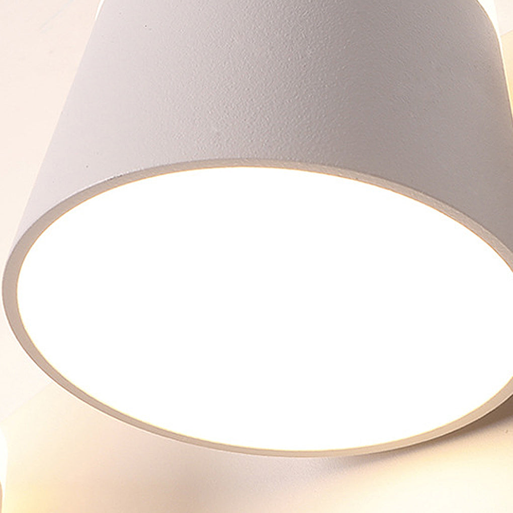 LED Wall Sconce – Adjustable Up Down Light Black Aluminum (13cm / 5in) | Kalsten