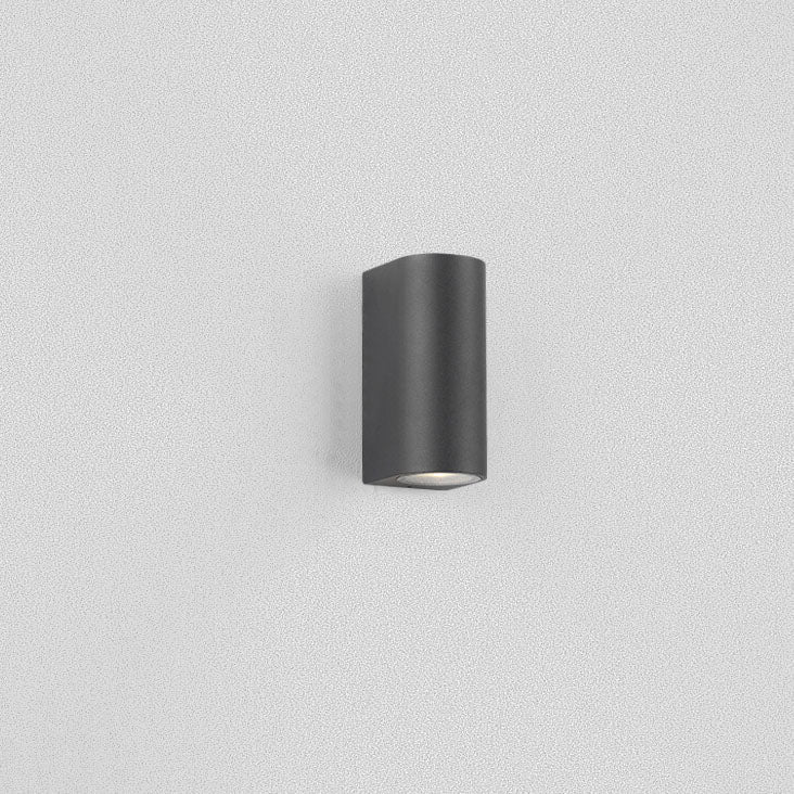 Modern Simple Outdoor Waterproof Aluminum Glass Cylinder 2-Light Wall Sconce Lamp | Kalsten