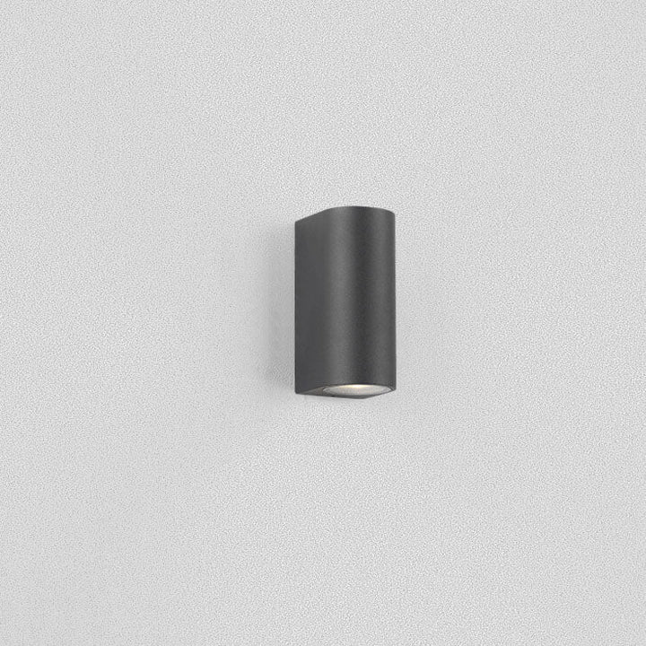 Modern Simple Outdoor Waterproof Aluminum Glass Cylinder 2-Light Wall Sconce Lamp | Kalsten