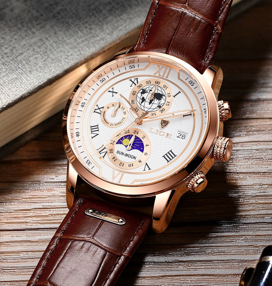 Kalsten | Classic Chronograph Men’s Watch | Stylish & Functional Luxury Wristwatch for Every Occasion