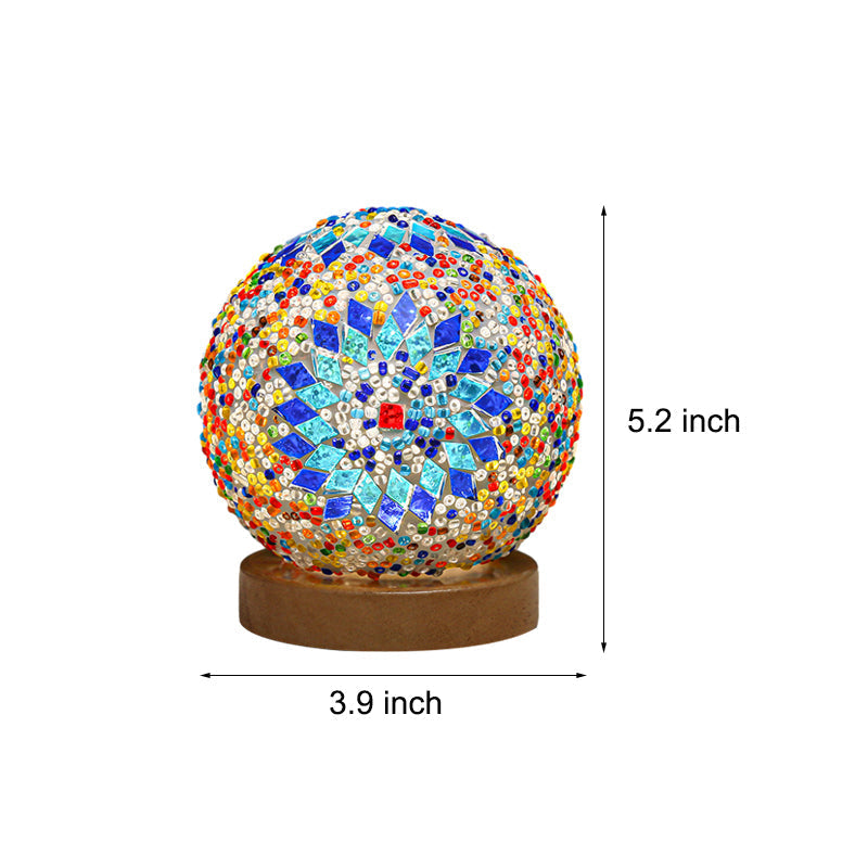 Stained Glass Table Lamp - Mosaic LED Lamp | Kalsten