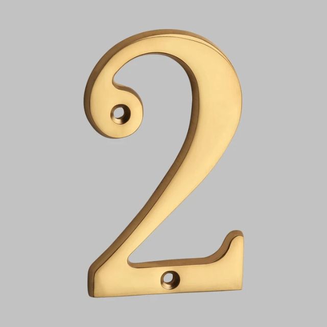 Kalsten | Traditional house numbers made of solid brass