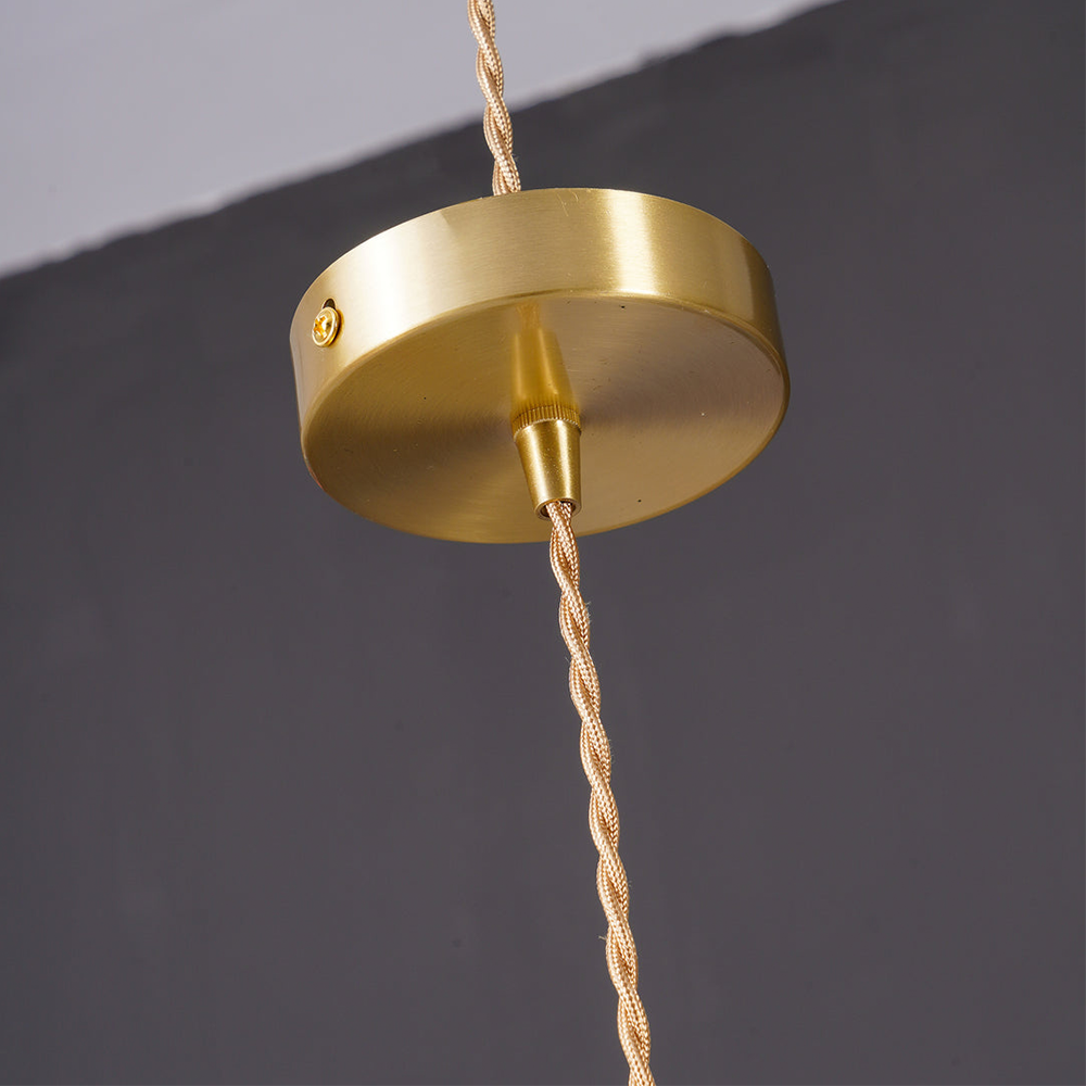 Stylish Hibiscus Flower Glass Pendant Light | Kalsten