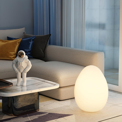 SolStone Sculptural Egg Floor Lamp