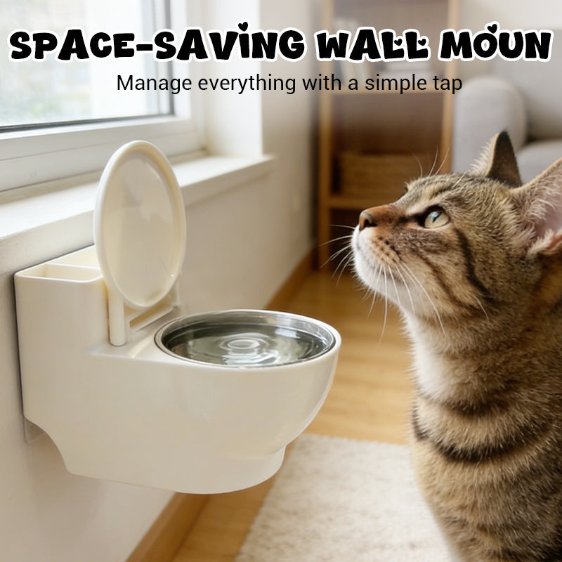 CatAura Wall Mount — Transform the feeding moment into a stylish highlight full of fresh elegance | Kalsten