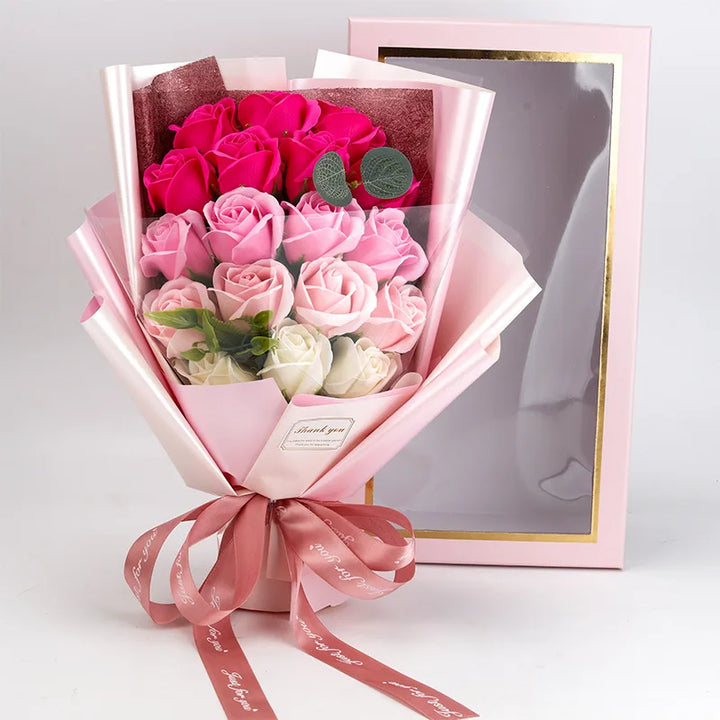 Kalsten | Romantic Soap Rose Bouquet Gift for Valentine’s Day