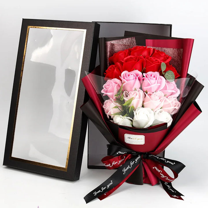 Kalsten | Romantic Soap Rose Bouquet Gift for Valentine’s Day