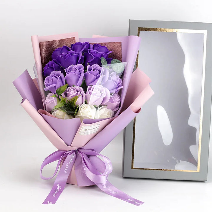 Kalsten | Romantic Soap Rose Bouquet Gift for Valentine’s Day
