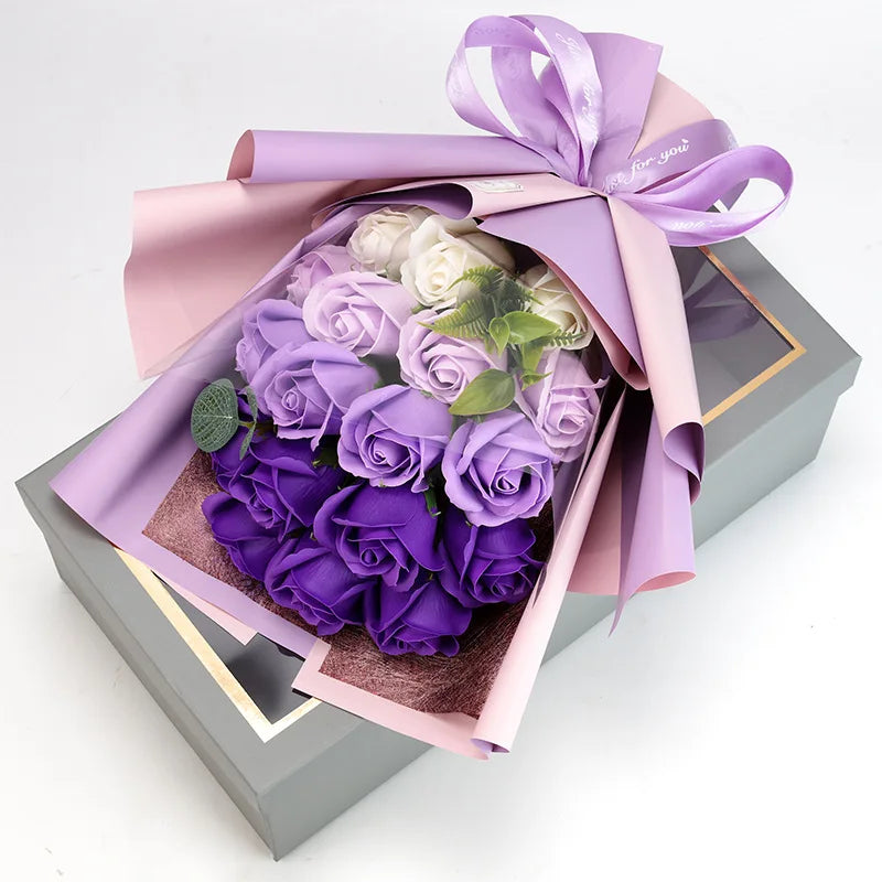 Kalsten | Romantic Soap Rose Bouquet Gift for Valentine’s Day