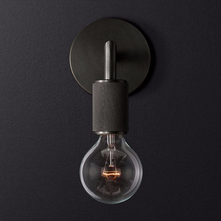 Brass Double Bulb Wall Lamp Kalsten