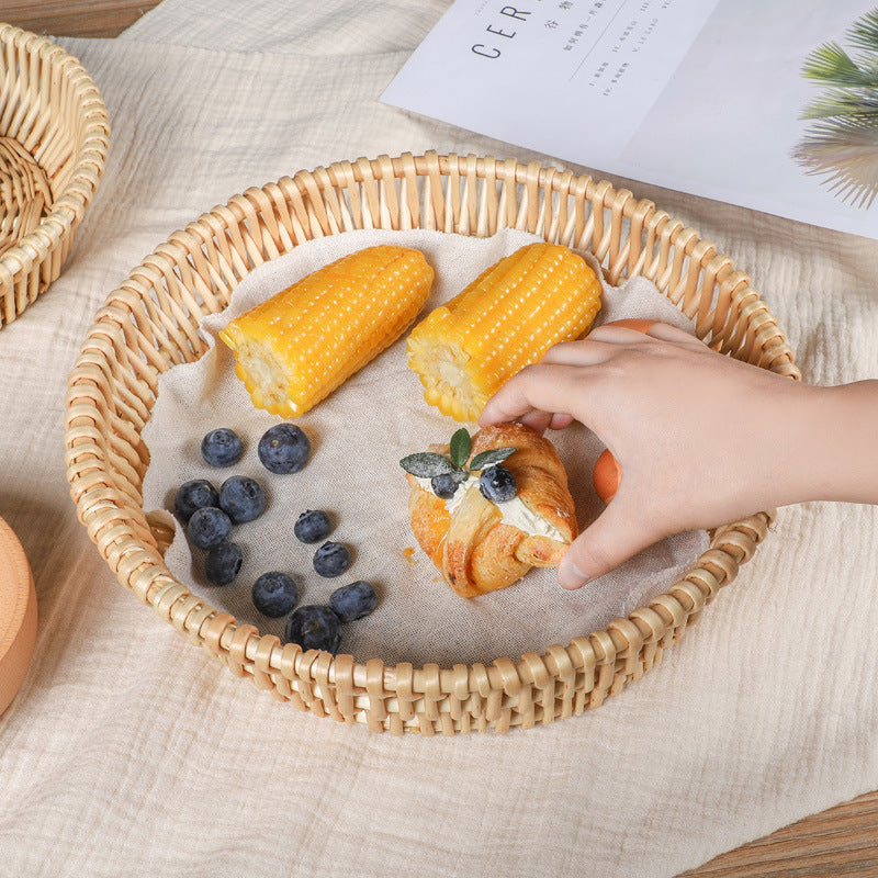 Ladies fruit basket made of woven material with stable structure Kalsten