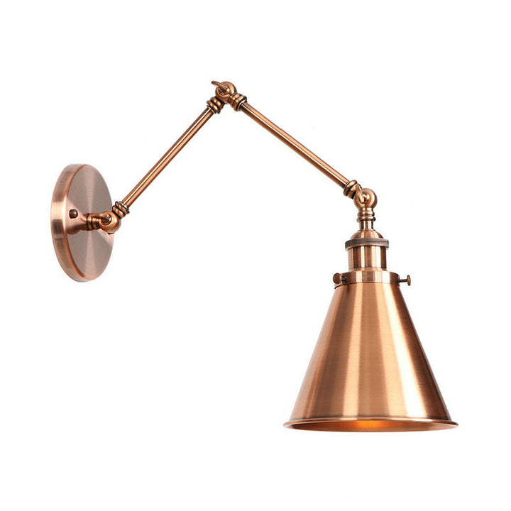 Kalsten Industrial Swing Arm Wall Light Bronze/Copper