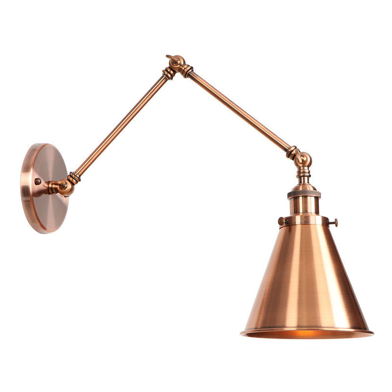 Kalsten Industrial Swing Arm Wall Light Bronze/Copper