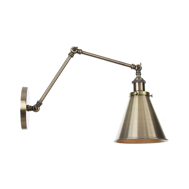 Kalsten Industrial Swing Arm Wall Light Bronze/Copper