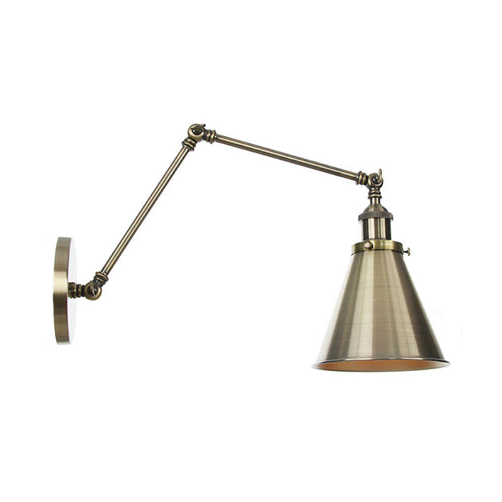 Kalsten Industrial Swing Arm Wall Light Bronze/Copper