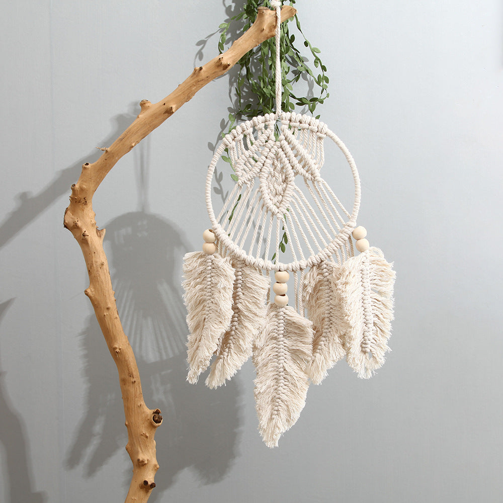 Macrame Leaf Decorative Wall Hanging Acalora
