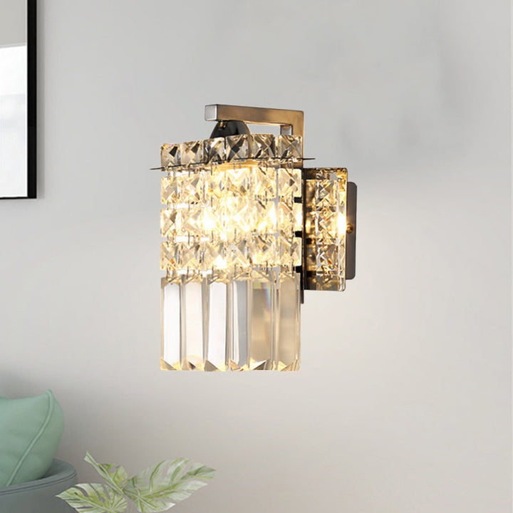 Crystal Block Wall Sconce