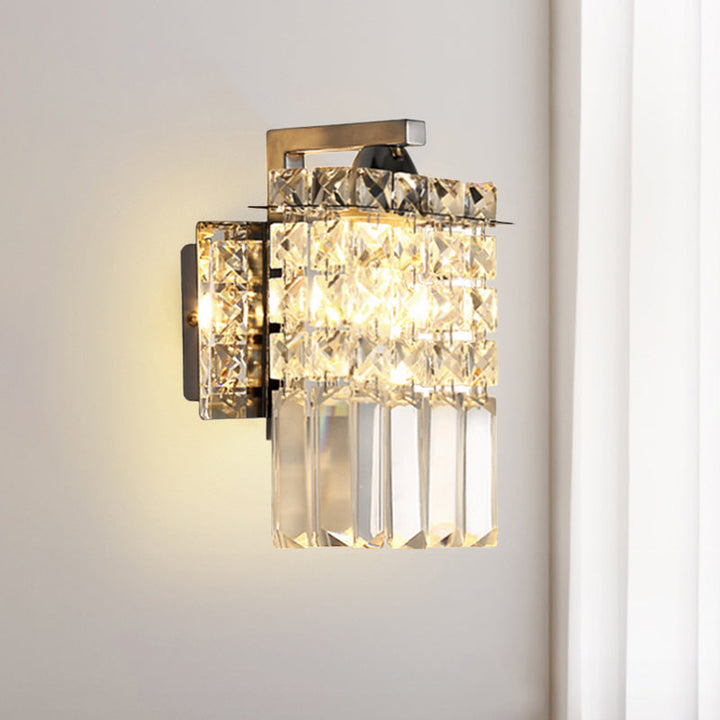 Crystal Block Wall Sconce
