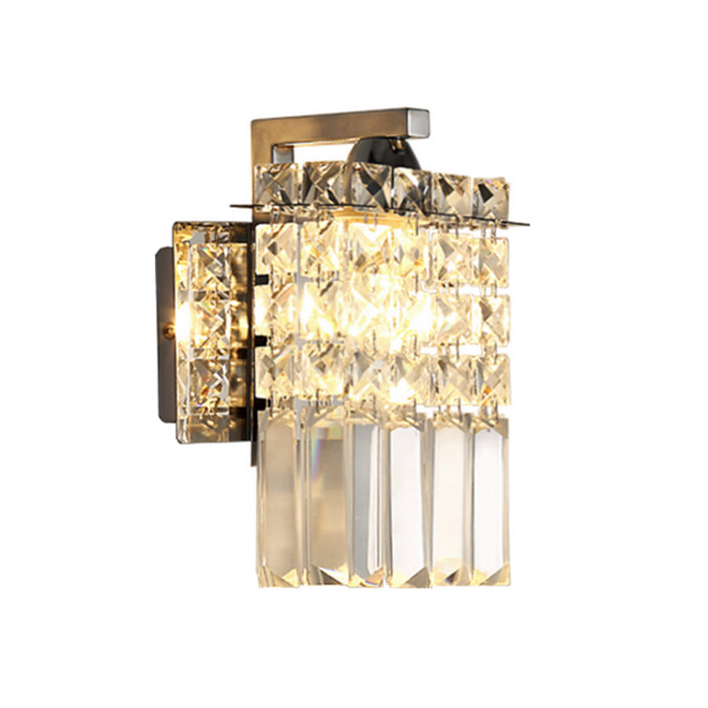 Crystal Block Wall Sconce