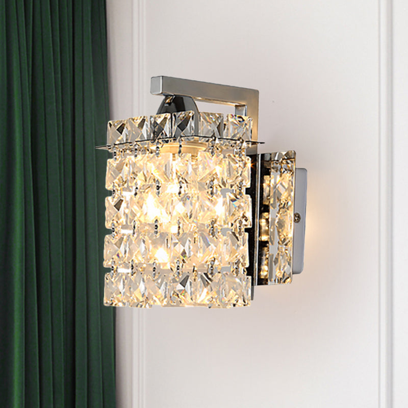 Crystal Block Wall Sconce
