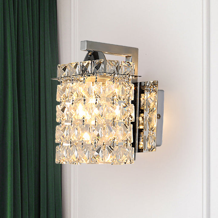 Crystal Block Wall Sconce