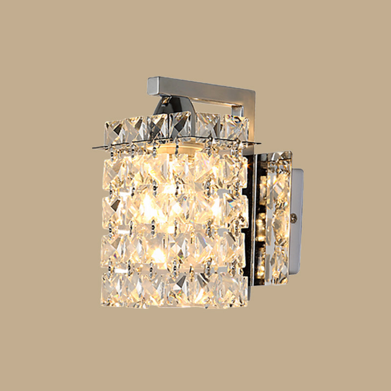 Crystal Block Wall Sconce