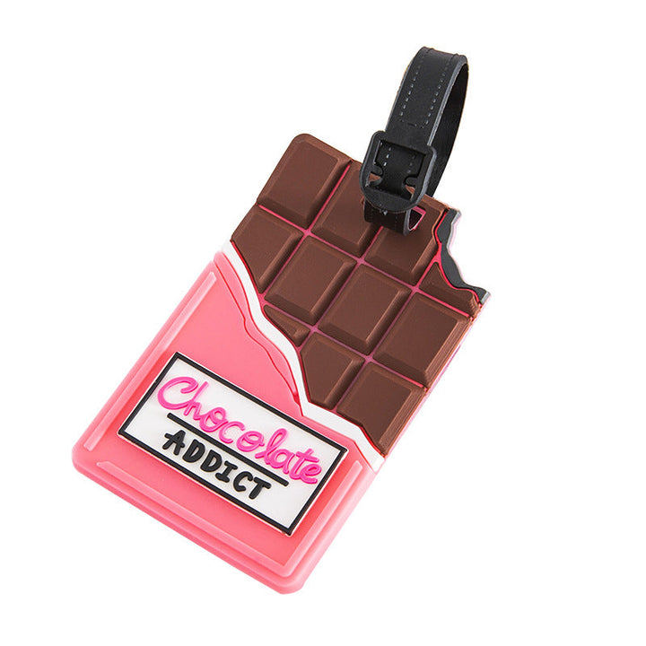 Unisex Luggage Tag in Chocolate Design Kalsten