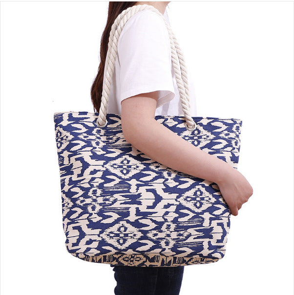 Large toiletry bag with maritime design Kalsten