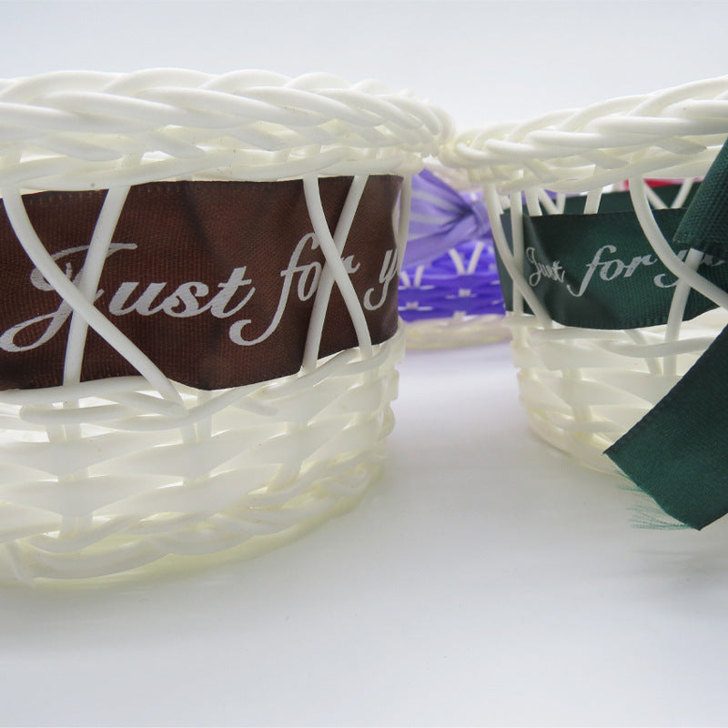 Women Decorative Storage Basket with Bow Kalsten