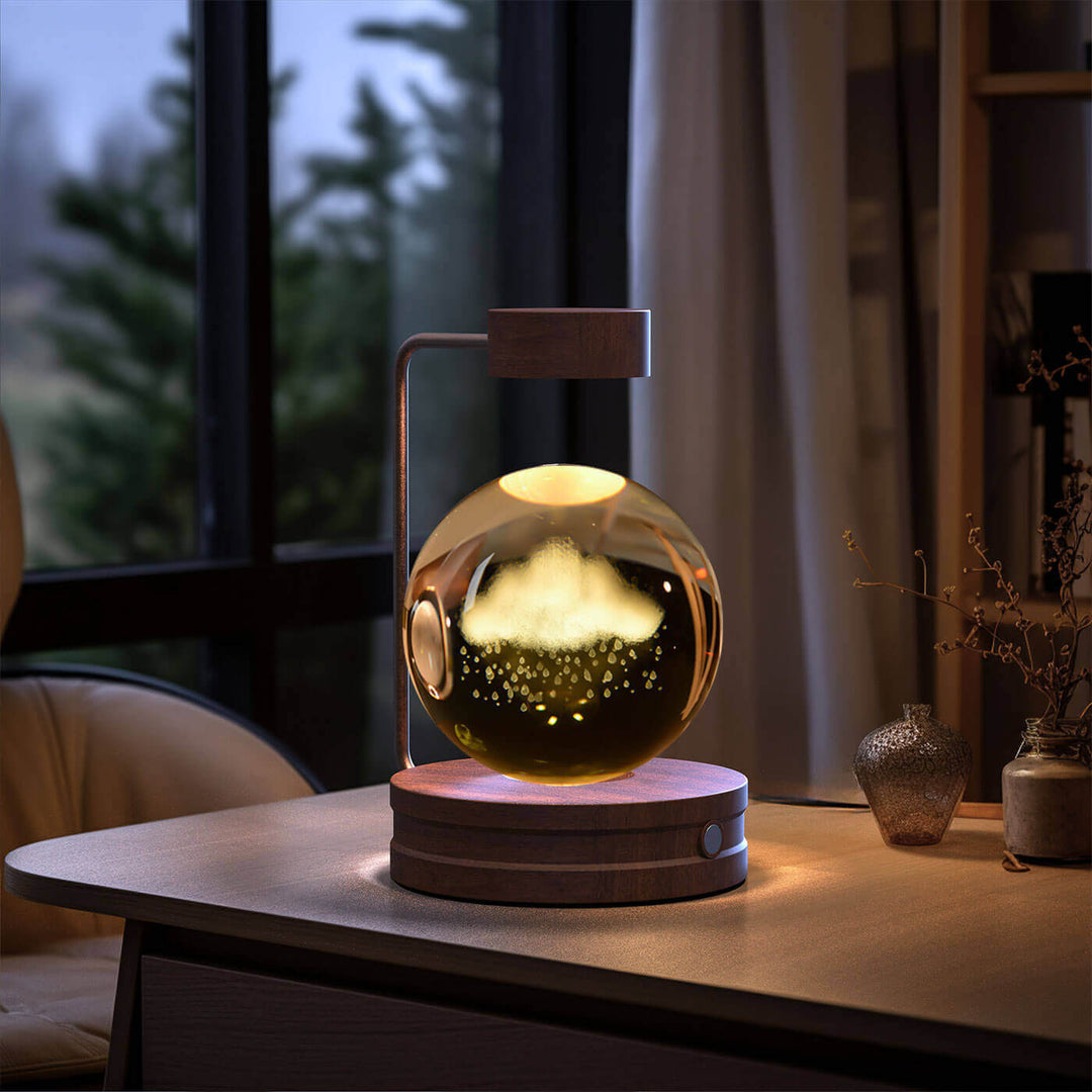 Crystal Ball Cosmic Dinosaur Indoor Night Light USB Power Warm Bedside Light Birthday Gift Night Lamp | Kalsten
