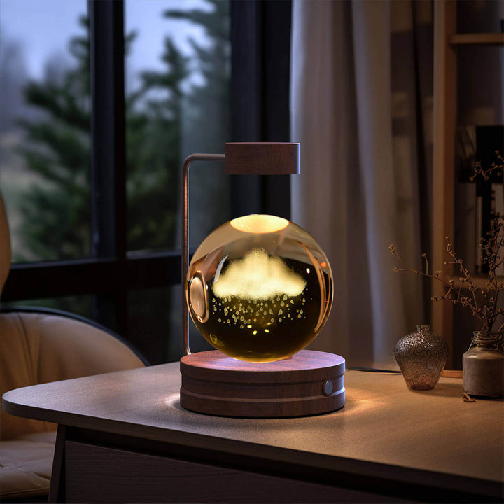 Crystal Ball Cosmic Dinosaur Indoor Night Light USB Power Warm Bedside Light Birthday Gift Night Lamp | Kalsten