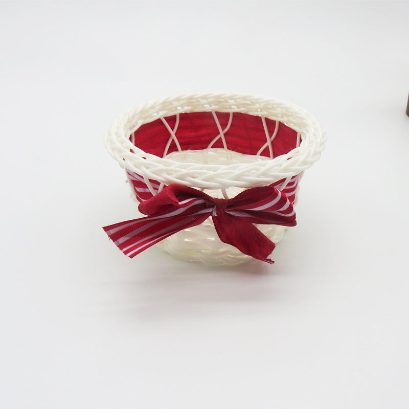 Women Decorative Storage Basket with Bow Kalsten