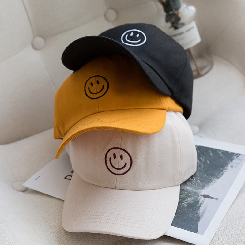 Women's Adjustable Smile Embroidered Cap Kalsten