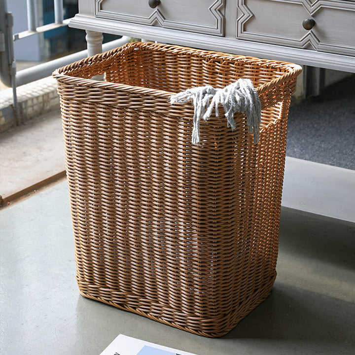 Premium Handwoven Wicker Storage Bin Kalsten