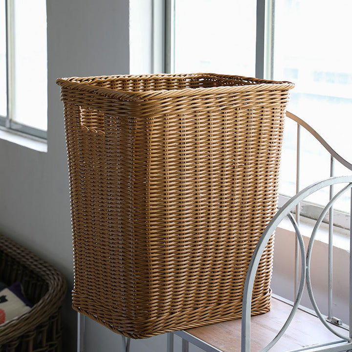 Premium Handwoven Wicker Storage Bin Kalsten