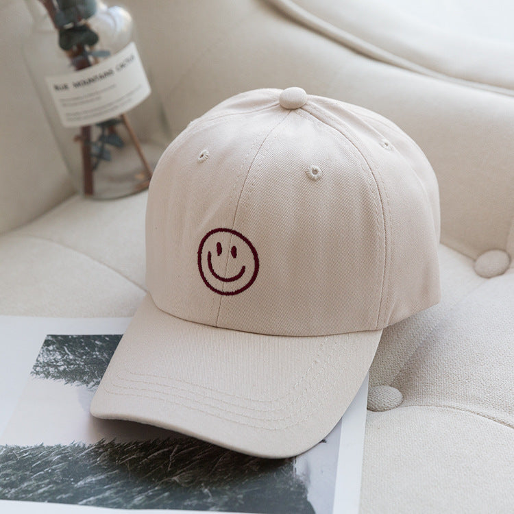 Women's Adjustable Smile Embroidered Cap Kalsten