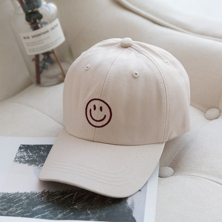 Women's Adjustable Smile Embroidered Cap Kalsten