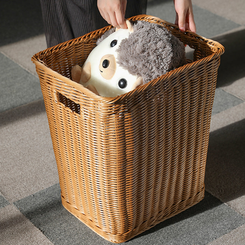 Premium Handwoven Wicker Storage Bin Kalsten