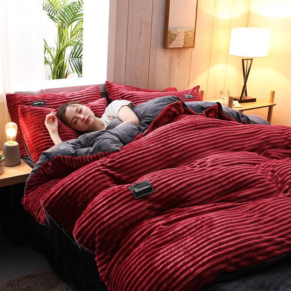 Kalsten | Thickened Corduroy Velvet Bedding Set