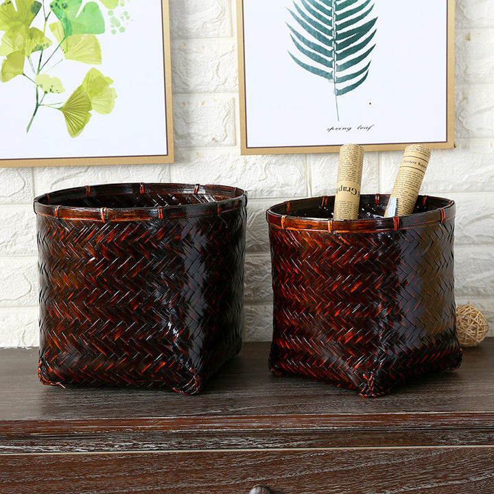 Handcrafted Woven Storage Basket Kalsten