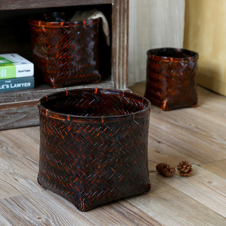 Handcrafted Woven Storage Basket Kalsten