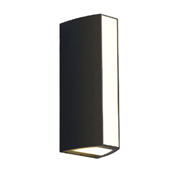 Black Triangle Prism Wall Light Modern Metal Small/Medium/Large LED Flush Mount Wall Sconce in Warm/White Light | Kalsten