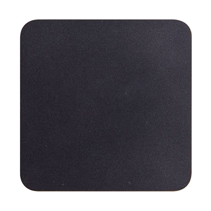 Round/Square Flush Mount Wall Lamp Minimalist Aluminum Hallway LED Sconce Light in Black | Kalsten