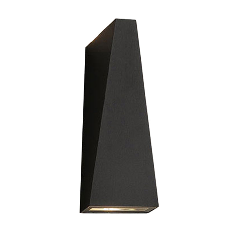 Cube/Triangle/Cylinder Wall Lamp Fixture Nordic Metal Black Up and Down LED Wall Sconce for Outdoor | Kalsten