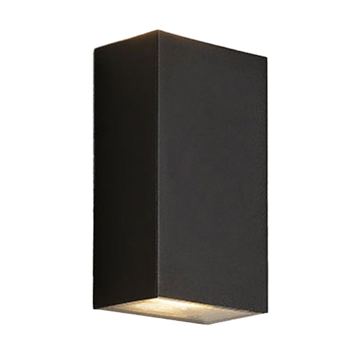 Cube/Triangle/Cylinder Wall Lamp Fixture Nordic Metal Black Up and Down LED Wall Sconce for Outdoor | Kalsten