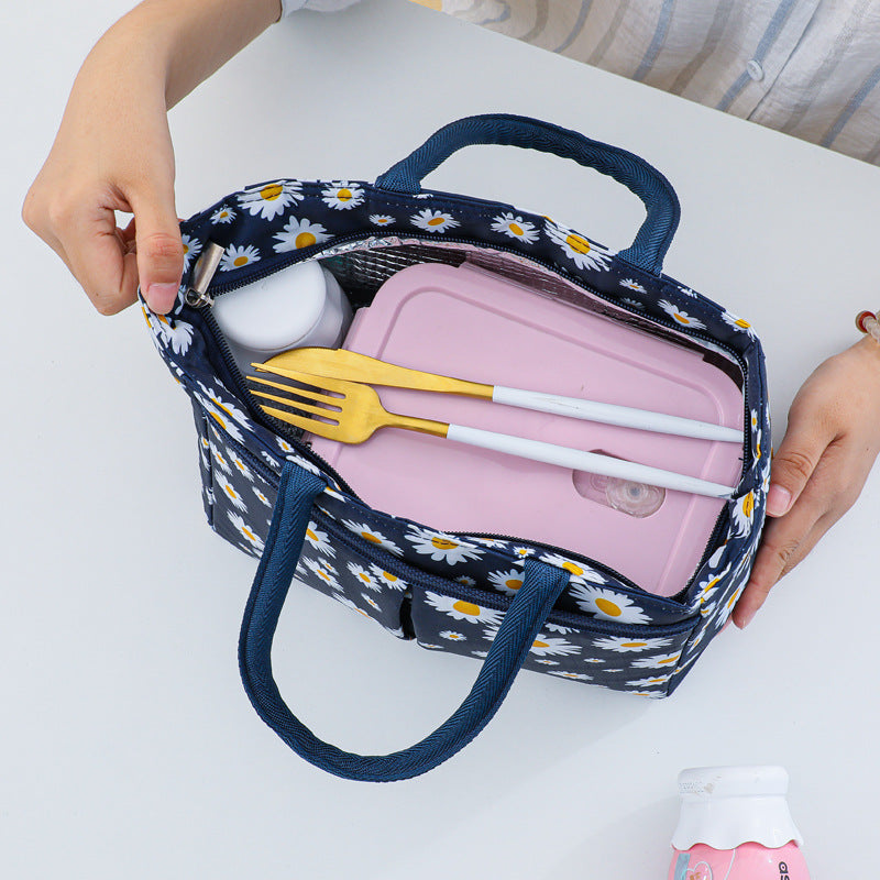 Stylish Flower Print Tote Bag Kalsten
