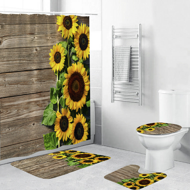 Floral Decorative Shower Curtain Kalsten